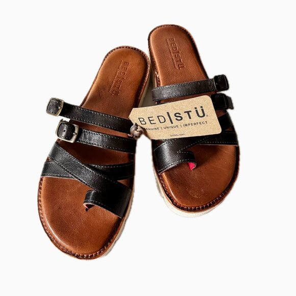 BedIStu Crawler Women's Size 7.5 Flat Cushioned Leather Sandals NWT $189 - Picture 12 of 12
